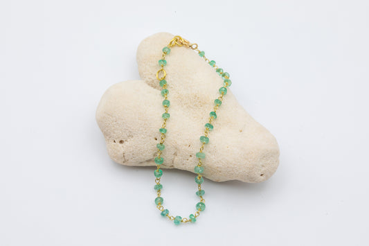 (Dummy Product) Eternity Emerald & Gold Bracelet - Tara Collection (copy)