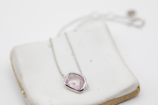 Aura Slice Bracelet - Pink Sapphire