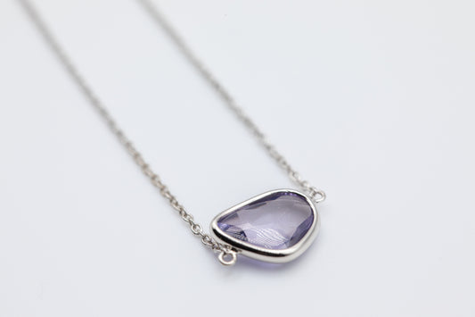 Aura Slice Bracelet - Purple Sapphire