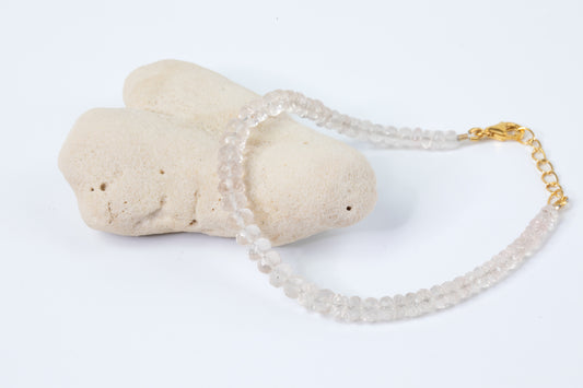 Rose Quartz Facetted Bracelet