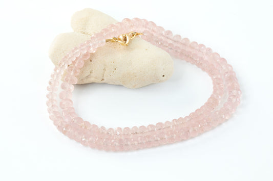 Solstice Aura Facetted Morganite Necklace