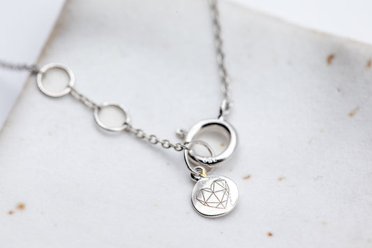 Aura Slice Bracelet - White Sapphire