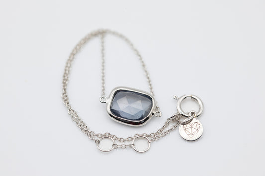 Aura Slice Bracelet - Midnight Purple Sapphire