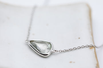 Aura Slice Bracelet - White Sapphire