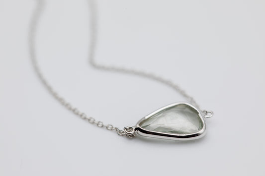 Aura Slice Bracelet - White Sapphire