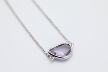 Aura Slice Bracelet - Purple Sapphire