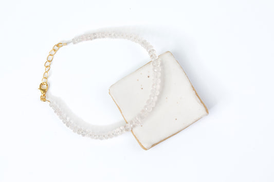 Rose Quartz Facetted Bracelet