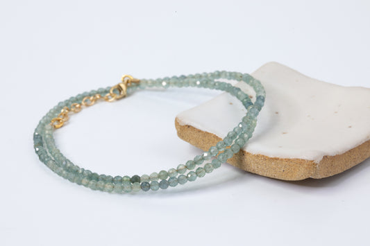 Infinite Grace Blue Tourmaline Micro Facetted Bracelet
