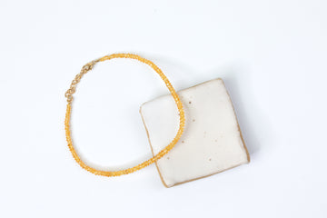 Infinite Grace Orange Garnet Micro Facetted Bracelet