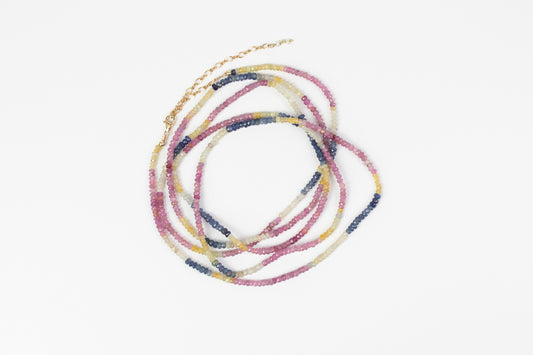 Multi-Colored Sapphire Necklace