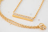 Universe 9 Diamond & Gold Necklace