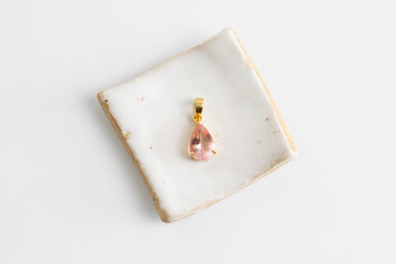 Solstice Aura Morganite Pendant